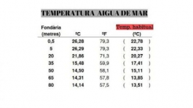 L'onada de calor fa que el mar registri 'temperatures caribenyes'