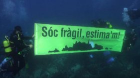 Manifestació submarina dissabte per la protecció de les Illes Formigues