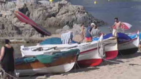 Més de 15 embarcacions tradicionals participen a la trobada de Calella