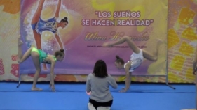 Més de 600 gimnastes participen a la Winter Queen Cup de Platja d'Aro