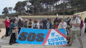 Mobilització ecologista per preservar la pineda de Sant Pol