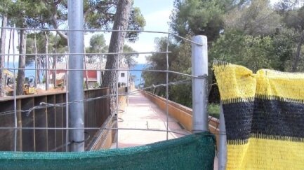 Modificaran un tram del camí de ronda perquè l'actual quedarà dins d'un hotel