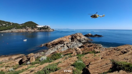 Mor l'home de 78 anys que va quedar ferit crític en caure per una zona de roques a Begur
