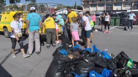 'Mou-te pel Mar' recull 10 tones de brossa a la primera fase del projecte