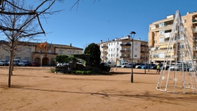 Nova plaça mossèn Baldiri Reixac a Santa Cristina