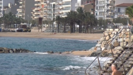 Ofegament mortal a la platja de Sant Antoni de Calonge