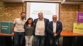 Oriol Junqueras dona suport als candidats d'ERC Palafrugell