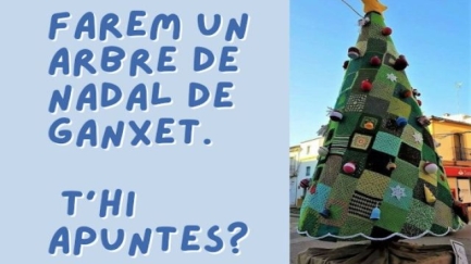 Palamós fa una crida per a col·laborar en l’elaboració d'un arbre de Nadal fet de ganxet
