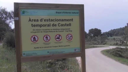 Palamós ja té tancats els accessos a l'EIN Castell-Cap Roig fins passat l'estiu