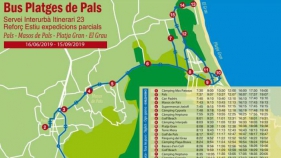 Pals amplia el servei de bus per anar a la platja