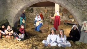 Pessebre Vivent de Castell d'Aro - Anem al naixement