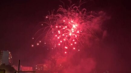 Platja d'Aro celebra l'arribada de l'estiu amb un gran castell de focs artificials