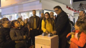 Platja d'Aro encén les llums amb un túnel de 60 metres