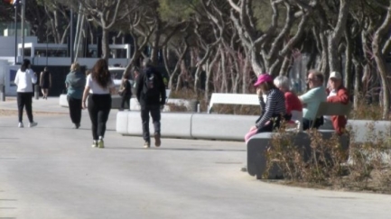 Platja d’Aro estrena el nou tram del passeig marítim a la zona del Riuet