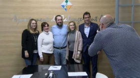 Renoven el conveni amb els comerciants de Calonge i Sant Antoni i estudien millores