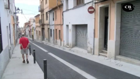 Reobre al trànsit el carrer de Girona de Sant Feliu de Guíxols