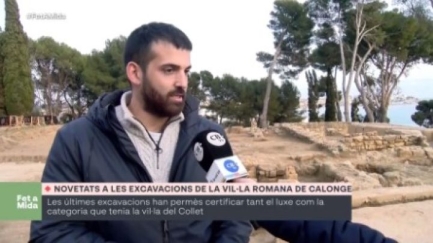 REPORTATGE: Ens expliquen les novetats de les excavacions de la vil·la romana del Collet