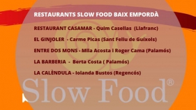 Cinc restaurants del Baix Empordà són 'Slow Food'