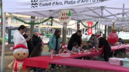 S’Agaró omple la plaça de Sant Pol de tallers per viure el Nadal