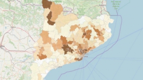 Salut posa en marxa un mapa interactiu amb l'evolució del coronavirus a Catalunya