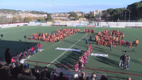 Sant Feliu celebra la comunió dels tres equips de futbol de la ciutat