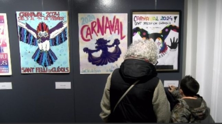 Sant Feliu de Guíxols inaugura l’exposició de cartells de Carnaval 2024