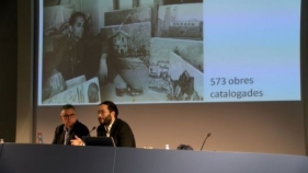 Sant Feliu presenta la recerca del catàleg raonat de l'artista Josep Albertí