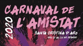 Santa Cristina ja té cartell del Carnaval de l’Amistat 2020