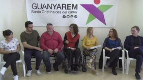 Sònia Pujol i Xavier Figueres encapçalen la llista de Guanyarem Santa Cristina
