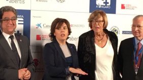 Soraya Saenz de Santamaría inaugura la 22ena trobada d'economia de S'Agaró