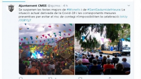 Suspesa la Festa Major de Monells i Sant Sadurní de l'Heura per la Covid-19