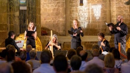 Tasto Solo transporta al public del Festival de Torroella a la cort de Joan I d'Aragó