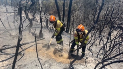 Territori estudia sancionar l'empresa per l'incendi de les Gavarres