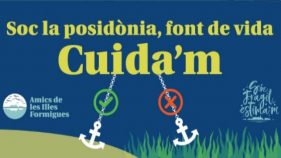 Tríptics informatius per preservar les praderies de posidònia de Palamós