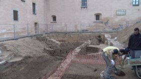 Troben restes arqueològiques del segle XII al Monestir de Sant Feliu de Guíxols