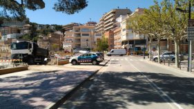 Troben un artefacte de la Guerra Civil al passeig de Sant Feliu