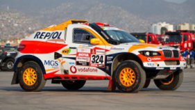 Txema Villalobos repeteix 21a posició al Dakar copilotant el cotxe d'Isidre Esteve