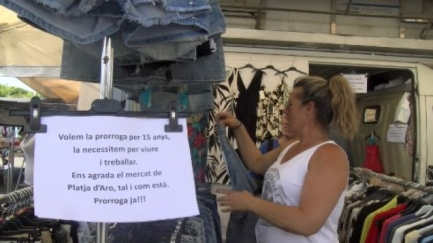 Últim dia del mercat de Platja d'Aro abans de la seva transformació