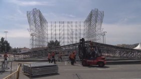 Un escenari de grans dimensions acollirà el concert de Ricky Martin a Sant Feliu