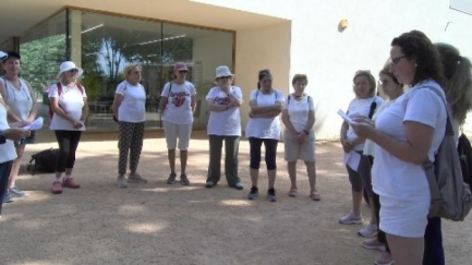 Una caminada per defensar els drets de la gent gran al Baix Empordà