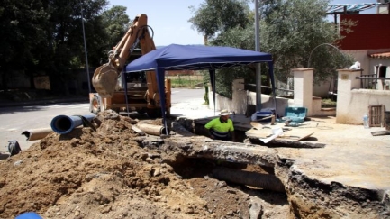 Una nova avaria en una canonada d'aigua torna a deixar la Bisba sense subministrament