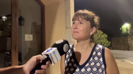 Vanessa Peiró: 'Durant la nit es continuarà remullant la zona perquè no revifi el foc'