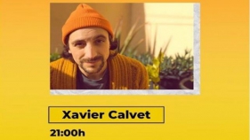 Xavi Calvet és un dels músics que utiliza les xarxes per oferir concerts des de casa