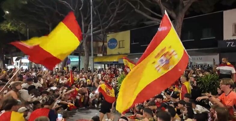 Així s'ha viscut la final del Mundial entre Espanya i Argentina al Baix Empordà