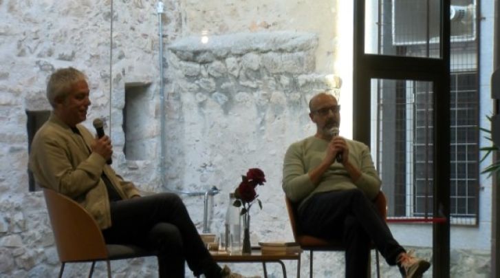 Albert Om i Joan Maria Pou protagonitzen una conversa literària a Calonge per Sant Jordi
