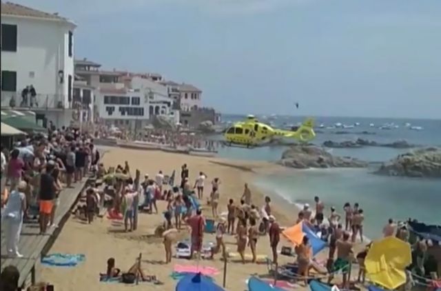 Cinc ferits, un de greu, en l'explosió d'una barca a Calella de Palafrugell