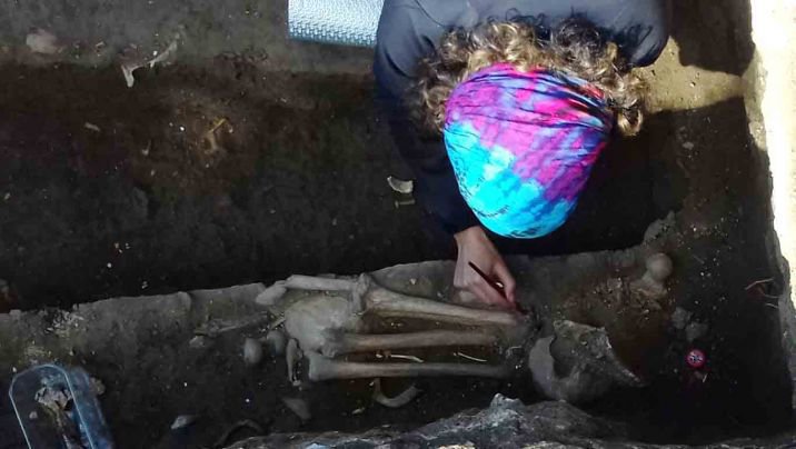 Confirmades tombes dels segles IX al XX a la necròpolis de Romanyà de Santa Cristina
