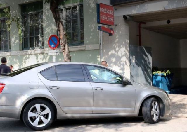 Dolors Bassa visita la seva mare a la Clínica Girona