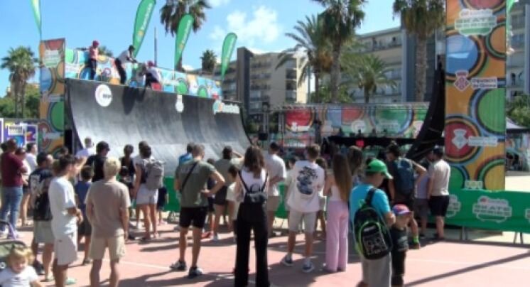 El Campionat d'Espanya de Vert, un espectacle esportiu i de trucs sobre rodes