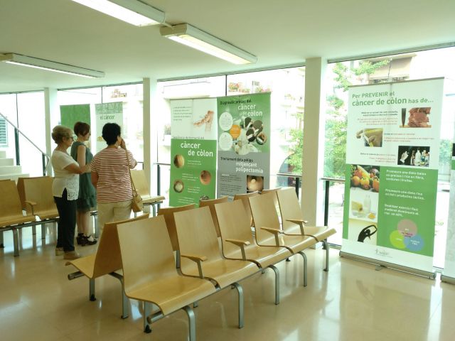 El CAP de Sant Feliu acull una exposició sobre el Programa de Cribratge de Càncer de Còlon